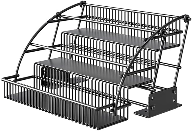 3-Tier Pull Down Spice Rack Organizer for Inside Cabinet Pantry Expandable Display Riser Shelf Kitchen Seasoning Shelf (31.5cm/12.4in)
