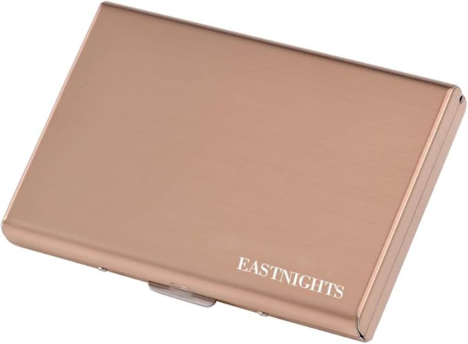 EASTNIGHTS RFID Credit Card Holder Metal Wallet Slim Credit Card Case Protector Business Card Holder for Men or Women