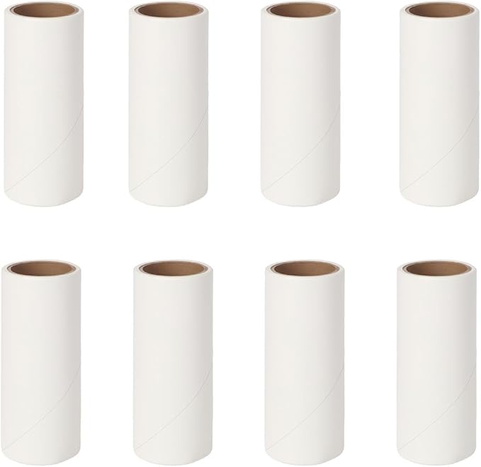 8 Roller Refills for Disposable Mini Lint Roller | Refillable, Portable