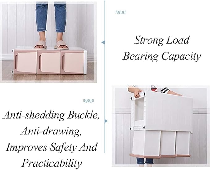 Storage Bins Sleeve Storage Cabinet Drawer, 38cm Storage Gap Narrow Cabinet Suitable for Bathroom/Kitchen/Living Room/Bedroom/Office(Sea Blue,3 layers)
