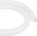 DMiotech 6.6ft Wire Loom Split Tubing 2 Inch(50.8 Mm) ID, Cord Protectors from Pet Flexible Conduit Cable Management for Office, Home, Garden, White