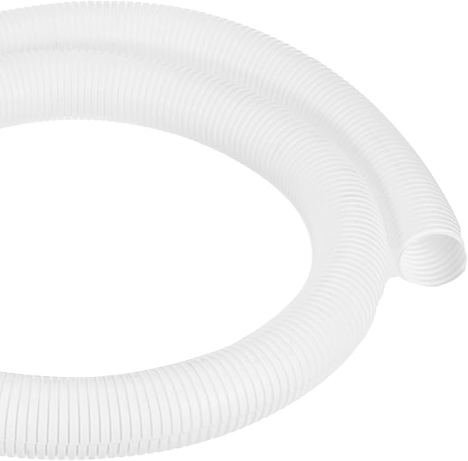 DMiotech 6.6ft Wire Loom Split Tubing 2 Inch(50.8 Mm) ID, Cord Protectors from Pet Flexible Conduit Cable Management for Office, Home, Garden, White