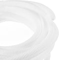 DMiotech 28ft Wire Loom Split Tubing 1/2 Inch(12.7 Mm) ID, Cord Protectors from Pet Flexible Conduit Cable Management for Office, Home, Garden, White