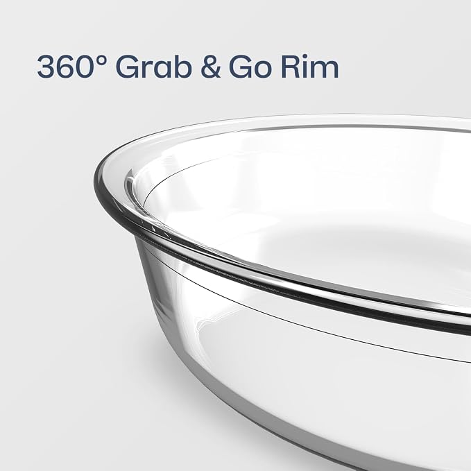Tupperware Voila Glass XL Rectangular Food Storage – Baking Dish, 3.2 qt / 3 L