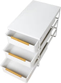 Closet Pull-Out Baskets,Stackable Storage Bins,Carbon Steel Drawer Basket,Smooth Pulling for Kitchen Pantry Cabinet and Closet(27.2x42.6x38cm)