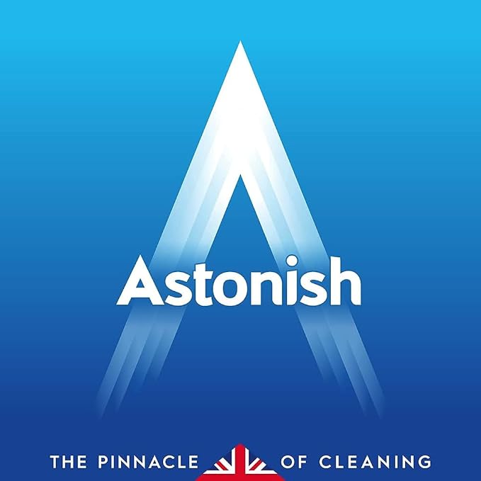 Astonish Apple Burst Household Cleaner - Shower Curtain, Shower Door, Bathroom Tiles - Hard Water Stains, Rust & Calcium Bathroom Cleaner - No Scrub, Cruelty Free Cleaning Supplies, 750ml Spray Bottle