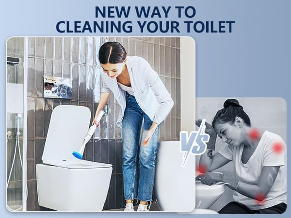 Leebein 36 Refills Disposable Toilet Brush Heads HK-047 Electric Toilet Brush, Machine Not Included