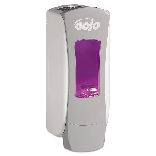 GOJO ADX-12 Push-Style Foam Hand Soap Dispenser, Gray, for 1250 mL GOJO ADX-12 Foam Hand Soap Refills (Pack of 1) – 8884-06