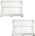 Pull Out Cabinet Organizer Telescopic Storage Basket | Slide Out Drawers for Home Pantry Laundry Apartment Dorm Corner Desk Dresser