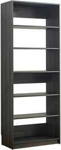 Maykoosh Closet System Organizer - Customizable Walk-in Wardrobe Storage Black/Model E 1 Closet
