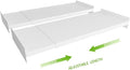 Expandable Closet Shelf Organizer, Adjustable Shelves Organizer, Storage Shelving Rack DIY Divider Tension Separator for Cabinet Pantry Wardrobe Cupboard Kitchen, Small 2 Pack