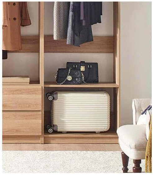Maykoosh Closet System Organizer - Customizable Walk-in Wardrobe Storage Oak/Model ECB 3 Closet