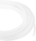 DMiotech 50ft Wire Loom Split Tubing 1/2 Inch(12.7 Mm) ID, Cord Protectors from Pet Flexible Conduit Cable Management for Office, Home, Garden, White