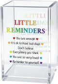 Little Reminders Pen Holder Cosmetic Organizer, Fun Self Love Pen Pencil Holders for Desk, Appreciation Little Reminders Desk Accessories, Home Office Gifts Organizer for Daughter Son Therapist