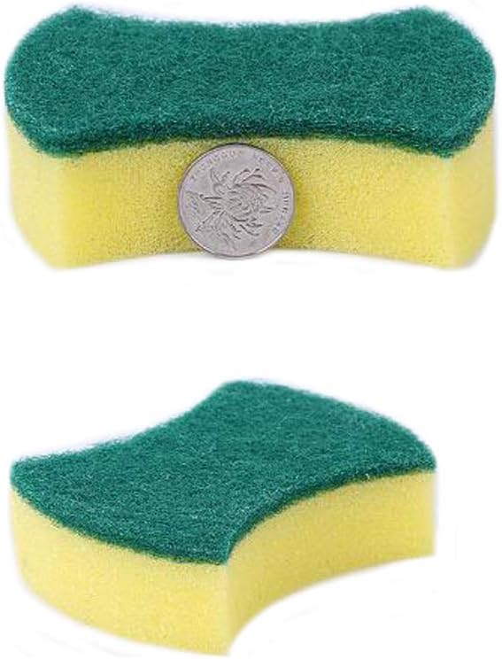 10 Pcs Dishes Sponge Scrub Pad Magic Scrub Sponge Kitchen Brush