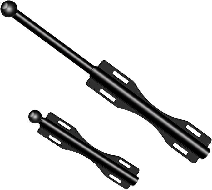 13" Valet Rod For Closet Pull Out Adjustable For Closet,2 Pack Black | 13" pull-out valet rod provides convenient hanging space for clothes in closets, bedrooms and laundry rooms.
