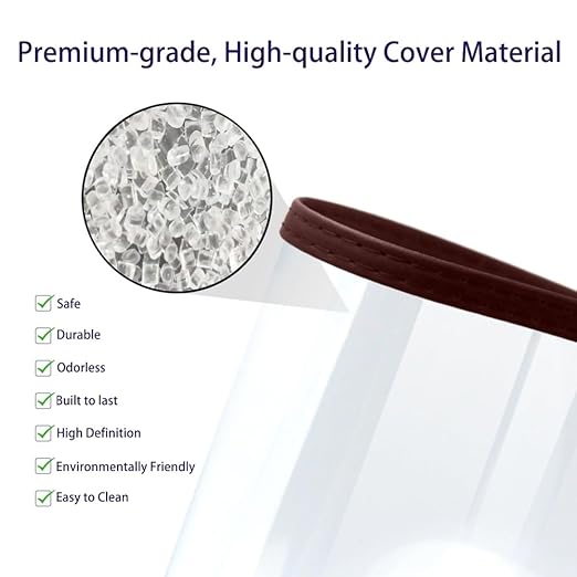 Goodsmart Restaurant Menu Covers – 25 Pack Burgundy 6-View Booklet 8.5" x 14", Side-Loading Vinyl & Plastic Menu Holders, Clear Menu Sleeves, Leather-Style Café Covers with Gold Corners