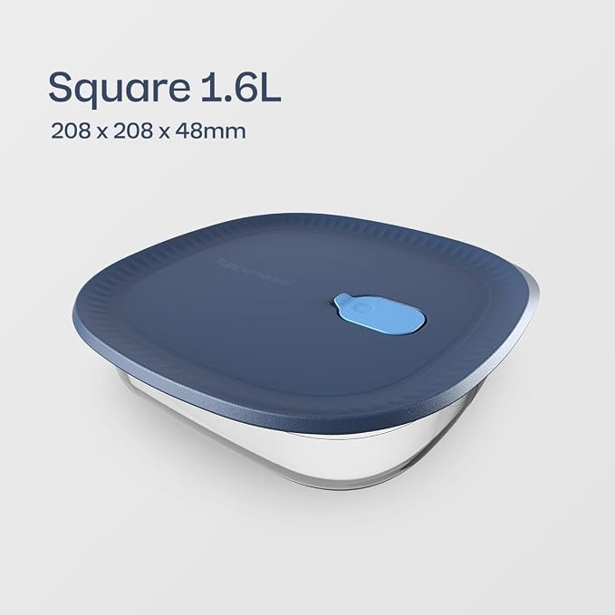Tupperware Voila Glass Square Food Storage – Baking Dish, 1.7 qt / 1.6 L