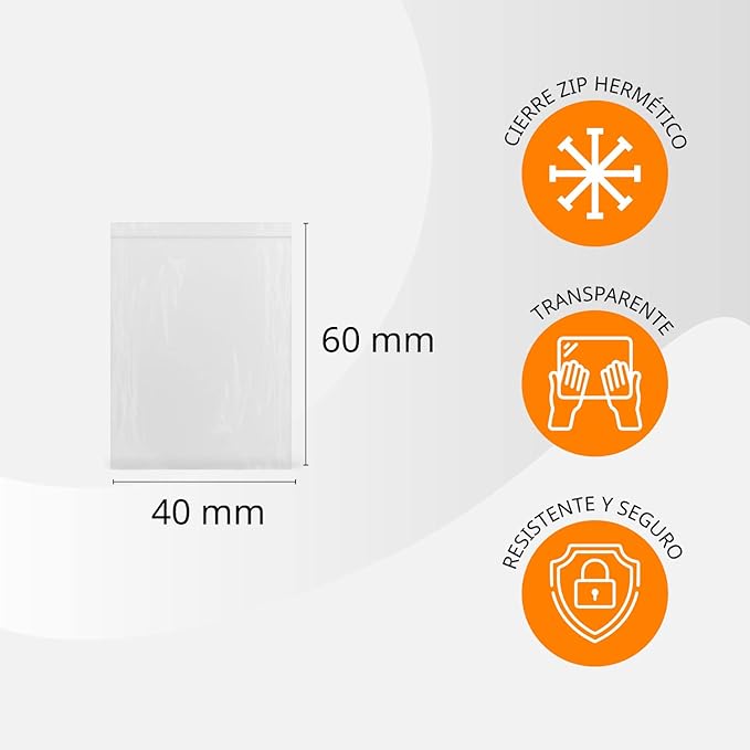 Clear Hermetically Sealed Plastic Bags Ideal for Freezing Food Storage Document Reusable and Preservation Bags - Ofituria