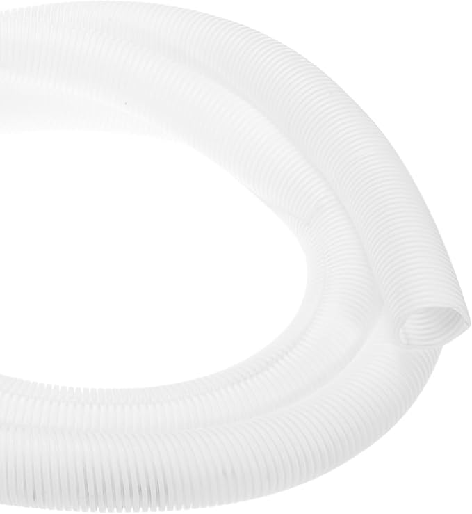 DMiotech 10ft Wire Loom Split Tubing 1 1/2 Inch(38 Mm) ID, Cord Protectors from Pet Flexible Conduit Cable Management for Office, Home, Garden, White