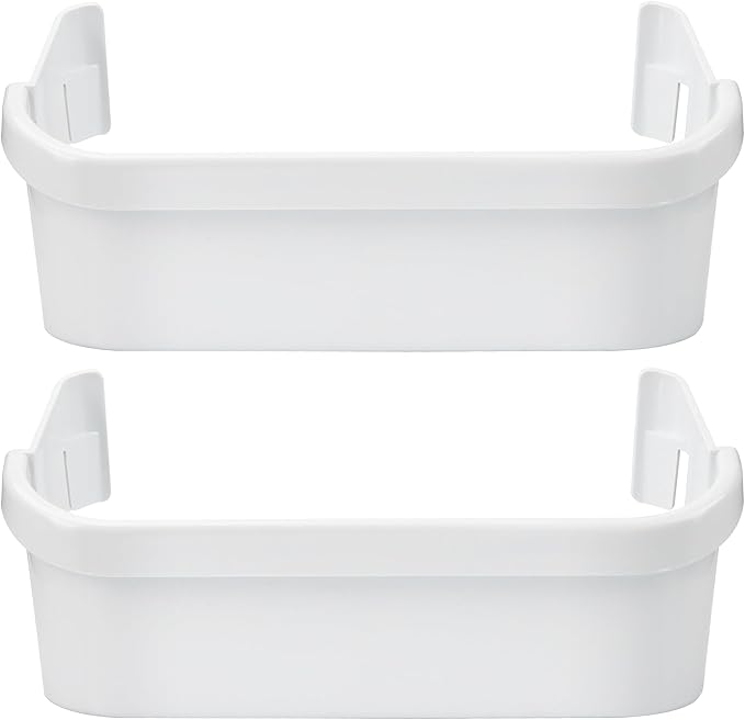 240351601 Refrigerator Freezer Door Bin Compatible with Ken.more Fri.gidaire Refrigerator Freezer Door Shelf Replace 240351607 891154 AP2115974 Freezer Side- 2 PACK By Fetechmate