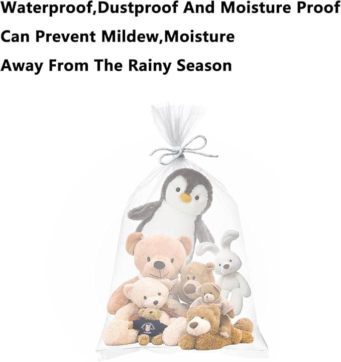 Bucket Liner Bags, Food Grade Ice Bucket Liner,Heavy Duty Leak Proof Bag,Plastic Drum Pail Liners,Flat Bottom Food Storage Bags for Home Kitchen Marinating (65 * 45cm/25.59 * 17.72inch)