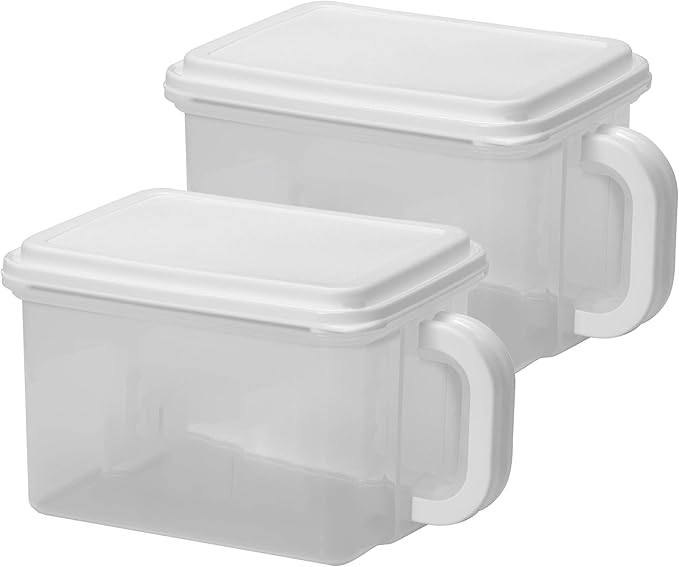 Buddeez Cereal Containers Storage - Airtight Food Storage Containers with Lids - BPA Free Plastic Food Dispenser 21 Cup White