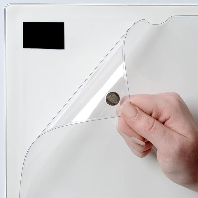 StoreSMART Magnetic Closure Pockets - Magnetic-Back - 11" x 17" - 25-Pack - White - MCP3512MBPQW-25
