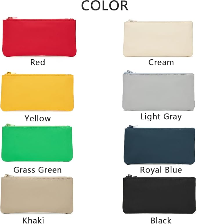 Minimalist School Work Organizer Bag for Traveling Portable Letter Writing Stationery Pouch Oxford Cloth