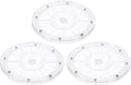 uxcell 3Pack Acrylic Lazy Susan Turntable, 8" Spinner Lazy Susan Turntable Organizer, Acrylic Ball Bearing Rotating Tray for Pantry Spice Rack Decorating, Clear