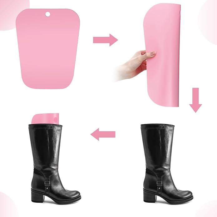 8 Packs Boot Shaper Shape Inserts Tall Boot Support for Women and Men