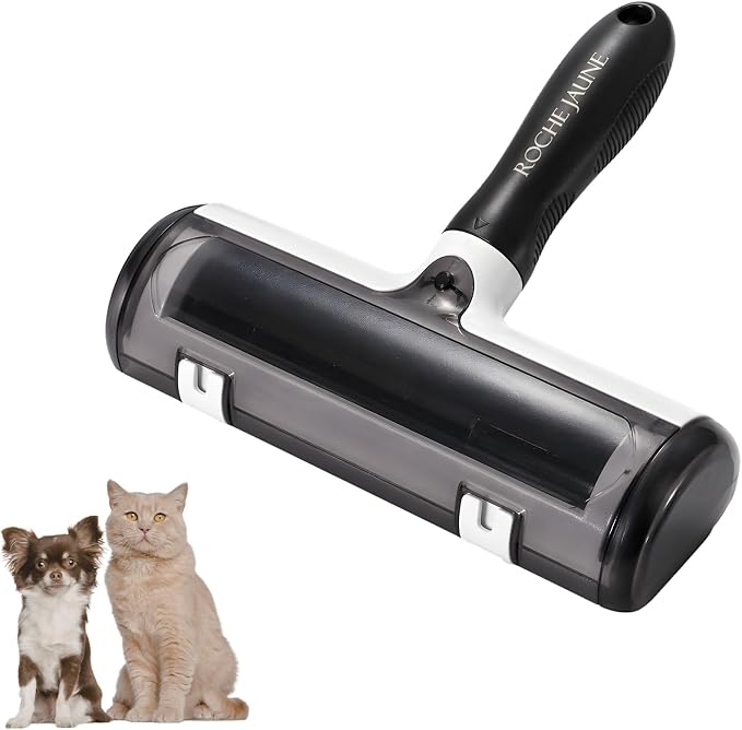 Pet Hair Remover Roller, Reusable Lint Roller for Pet Hair, Cat & Dog Hair Remover for Furniture, Couch, Carpet, Car, Bedding and Clothes, Portable Eco-Friendly Fur Remover