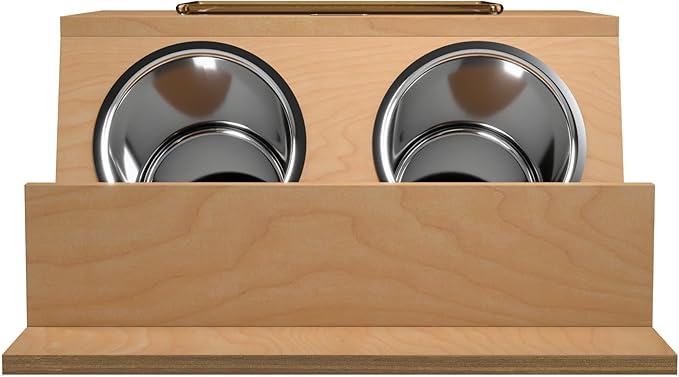 REV-A-SHELF Natural Maple Drawer Insert w/Stainless-Steel Bins for 18" Vanity Drawers