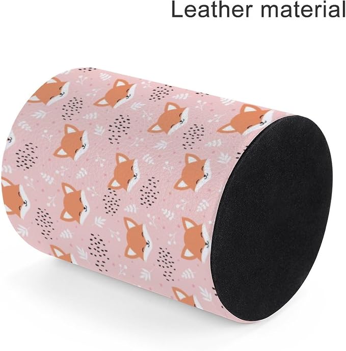 Cute Fox Pen Holder Pencil Cup for Desk Organizer | Cute Makeup Brush Holder PU Multifunctional Office Suppliesfor Decor Home Classroom School