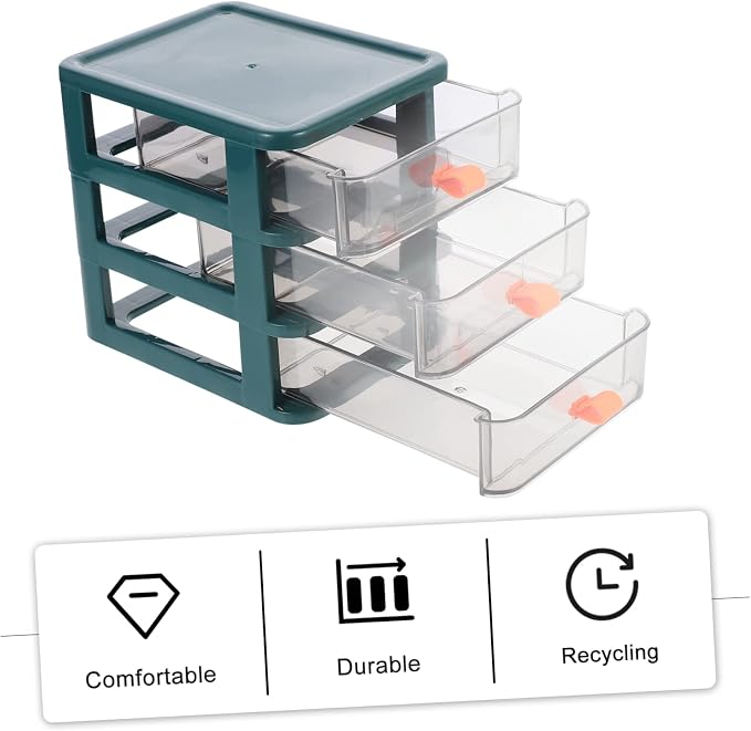 Pp Multi-story Desktop Organizer Home Office Accessories Desk Storage Cubes File Organizer
