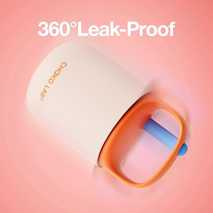 CHAKO LAB Food Jar 15 oz | Stainless Steel Vacuum Insulated for Hot Food and Cold Food | Wide Mouth Leak Proof Lunch Storage for Smoothie Bowl, Soup, Yogurt(Pink and Orange)