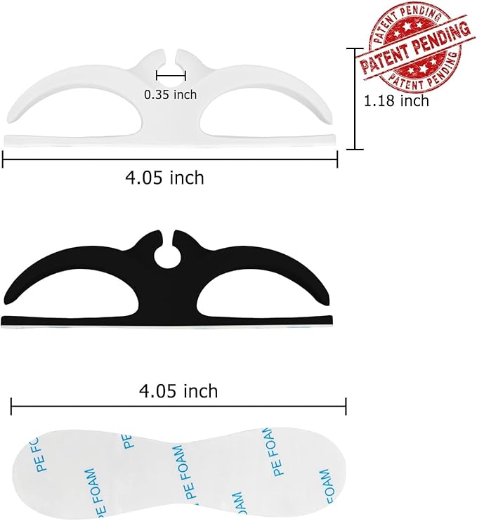 Nearockle Cord Organizer for Kitchen Appliances, Adhesive Cord Holder, Cord Winder for Storage Appliances Stick on Mixer, Blender, Coffee Maker, Pressure Cooker and Air Fryer (2 Pack)