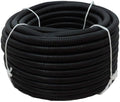 HydroMaxx® Flexible Polyethylene LDPE Non-Split Corrugated Wire Loom Tubing (Black, 1-1/2" Dia x 100 ft)