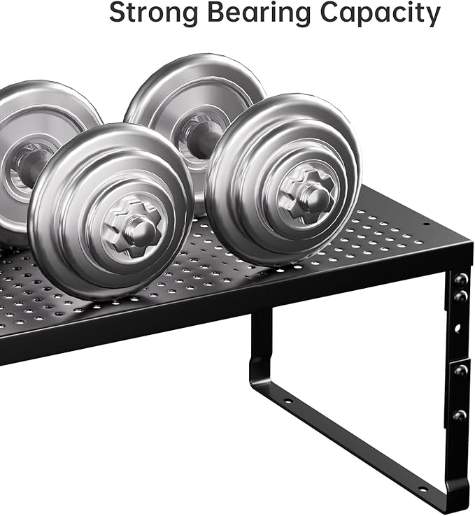 Cabinet Shelf Organizer, Spice Rack,Stackable, Expandable, Rust Resistant, Convenient Kitchen Storage, Metal Shelf for Kitchen, Countertop, Restroom(3Packs/Black,Medium)