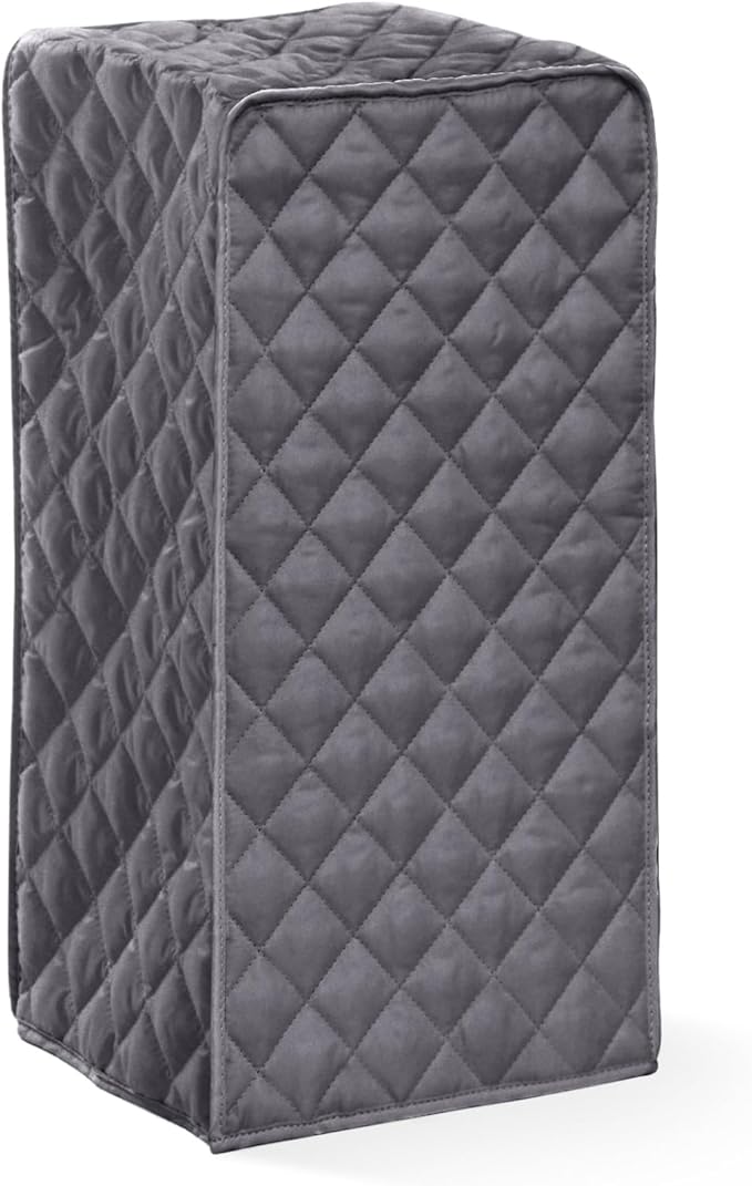 Covermates Keepsakes Square Appliance Cover – Quilted Kitchen Appliance Cover for Countertop Storage – Dust Protection – Stain Resistant – Washable – Slip-On Appliance Design, Slate