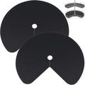 2 Pcs Lazy Susan Shelf Liners - Non Adhesive, Non Slip Kitchen Cabinet Liners for Refrigerator, Pantry, Sink & Cupboard Storage(27 Inch)