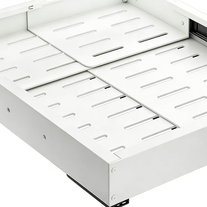 Pull Out Cabinet Organizer Telescopic Storage Basket | Slide Out Drawers for Home Pantry Laundry Apartment Dorm Corner Desk Dresser