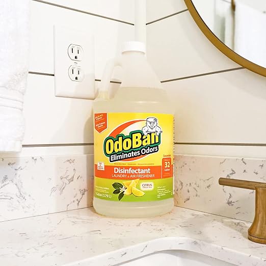OdoBan Disinfectant Concentrate and Odor Eliminator, 2 Gallons, Citrus Scent