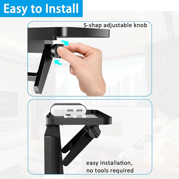 TV Top Screen Shelf Speakers Mount Adjustable Computer Monitor Shelf Storage Bracket Mount Hold Cable Media Box, Game Console, WiFi Router, Plants, Remote Controls, Cellphone Stand, DVD Shelf