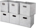 HSDTCollapsible Cloth Cubes Storage Bins Baskets Boxes Grey-White Lattice Pattern 10.5 x 10.5 x 11 Inches - Pack of 6,QY-SC14-6,Brush gradient(Set of 3)