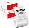 Phomemo Labels - M110/M100/M220/M108/M250/M160 Themral Label Paper,100 Labels/Roll, 1.97"x3.15"(50x80mm), Frosted Clear Thermal Labels for Barcode/Address/Mailing/Logo/Business/Home Tag