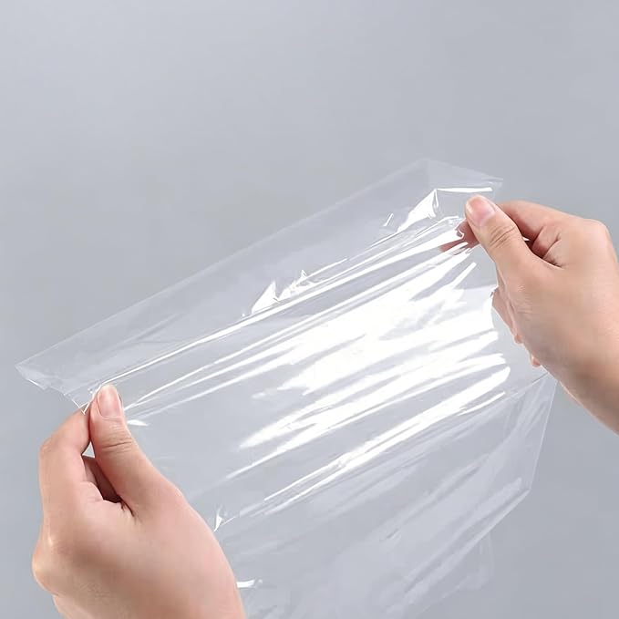 Shrink Wrap Bags, 400Pcs 4x 6 Inches Clear PVC Heat Seal Bags Film for Soap Sleeve Packaging, Bath Bomb,Jars,Gift,Tumbler for Homemade DIY Projects