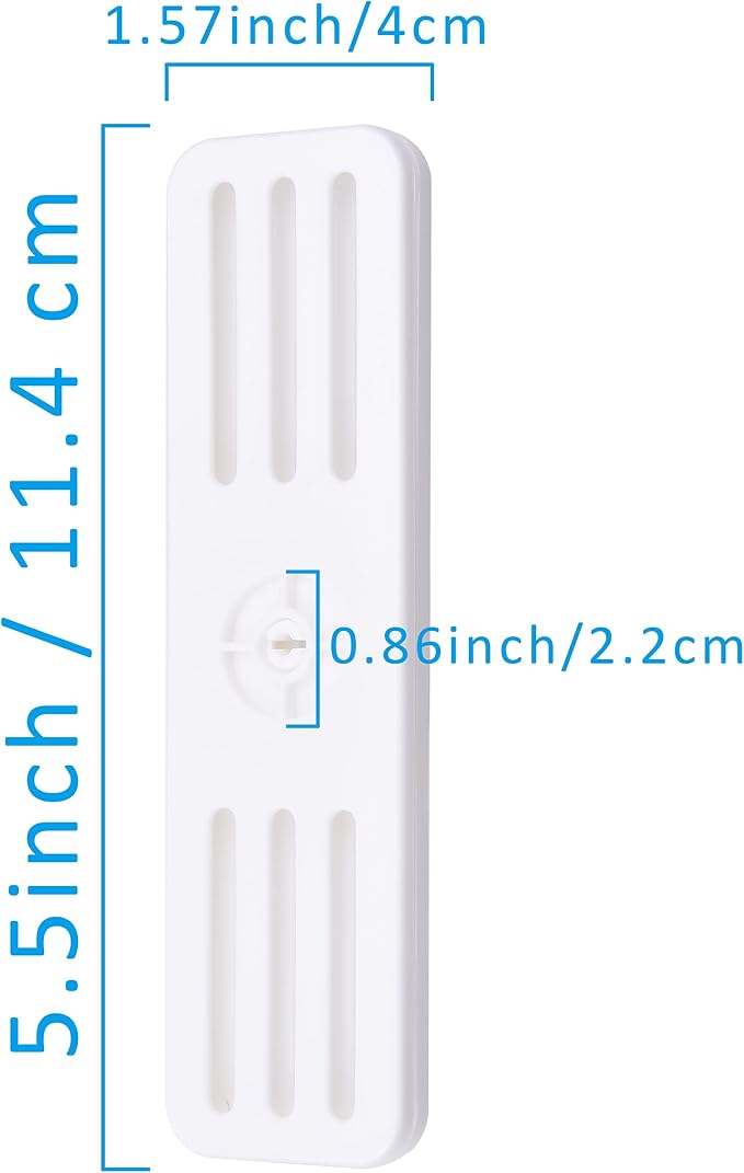 Self Adhesive Power Strip Holder 4 Pack - 360 Degree Rotation Wall Mount Fixator - Home, Kitchen, Office - Also for Remote Control, WiFi Router- Attaches to Wood, Plastic, Metal, Ceramic