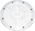 1 Pcs Clear 8 inch Acrylic Lazy Susan Rotating Turntable Organizer Bearings - Round Swivel Plate for Spice Rack, Table, Cake, Kitchen Pantry