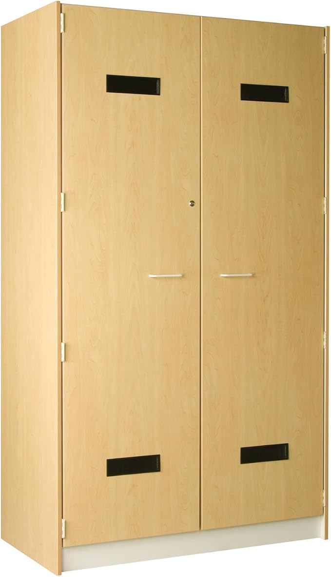 HomeStock Band Uniform Storage Cabinet - 48" Wide Lockable Doors - Full Length - 84" High